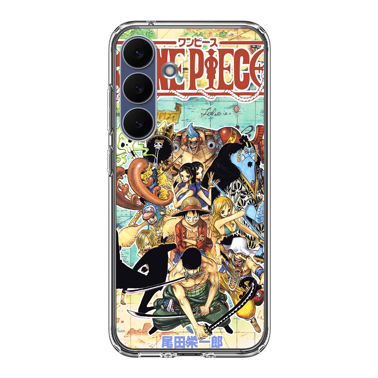 One Piece Comic Straw Hat Pirate Samsung Galaxy S25 FE Case