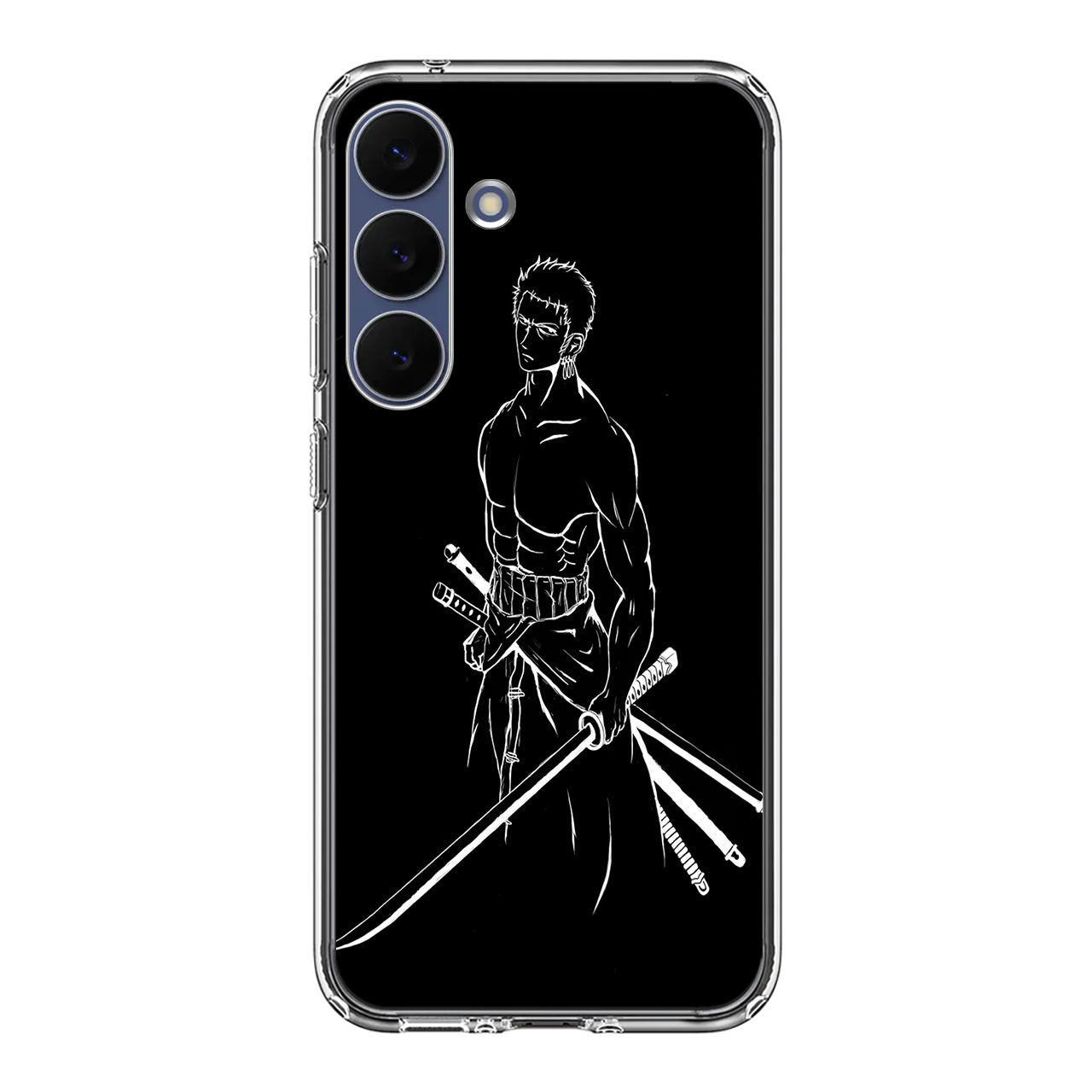 Roronoa Zoro Outlines Samsung Galaxy S25 FE Case