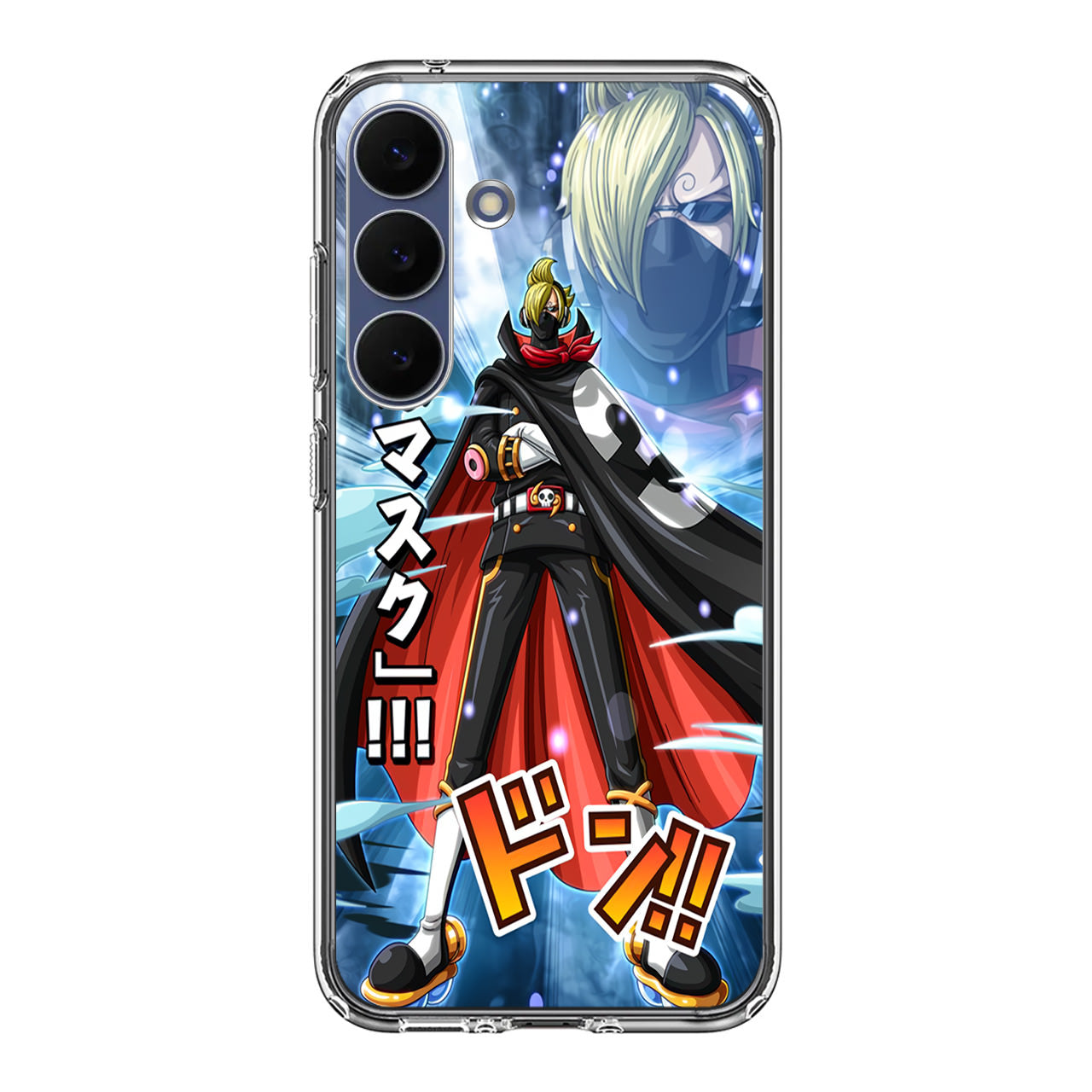 Stealth Black Sanji Samsung Galaxy S25 FE Case