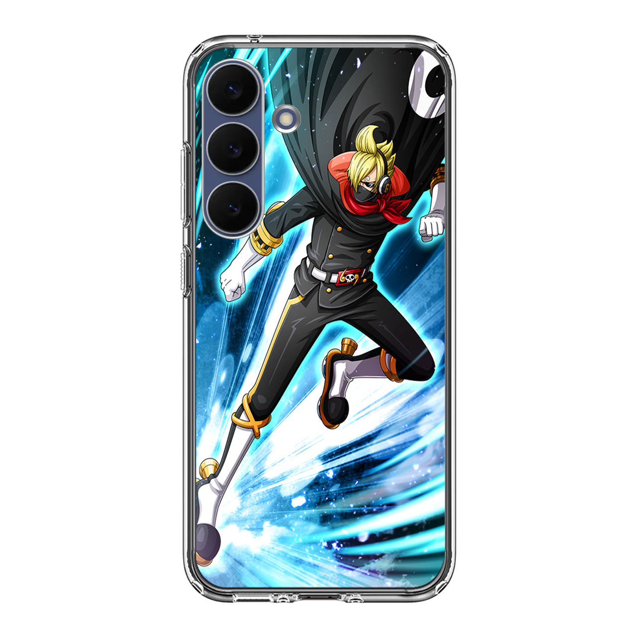 Stealth Black Vinsmoke Sanji Samsung Galaxy S25 FE Case