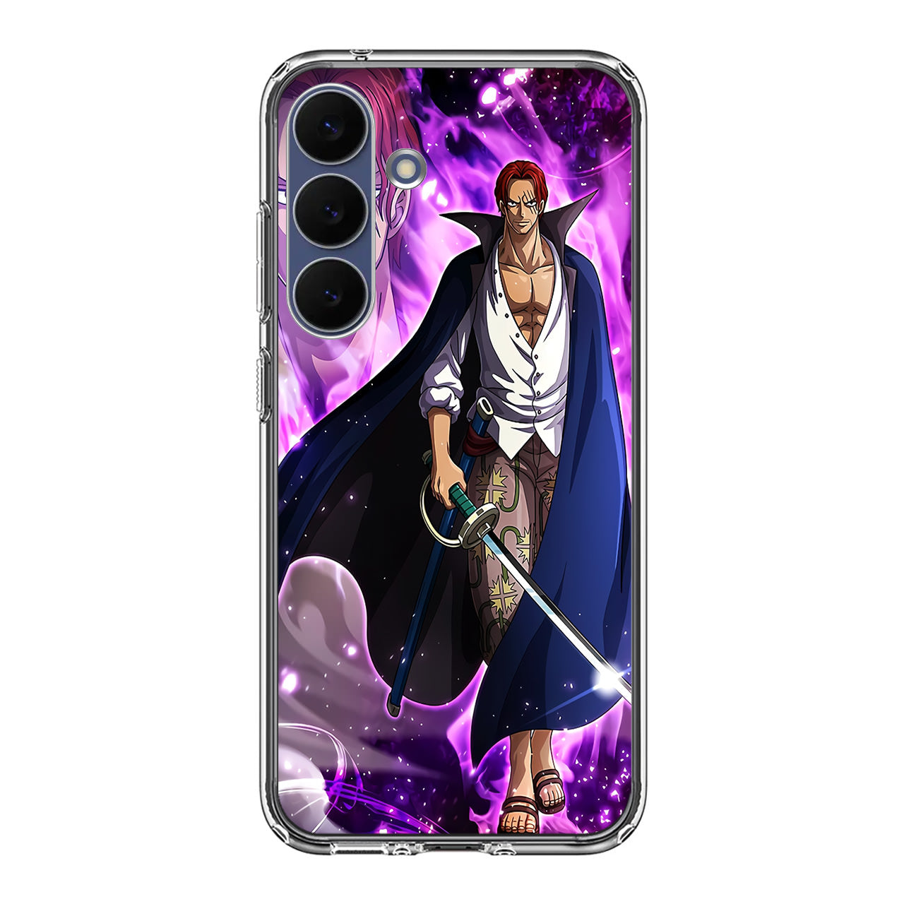 The Emperor Red Hair Shanks Samsung Galaxy S25 FE Case