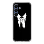 Anonymous Black White Tie Samsung Galaxy S25 FE Case