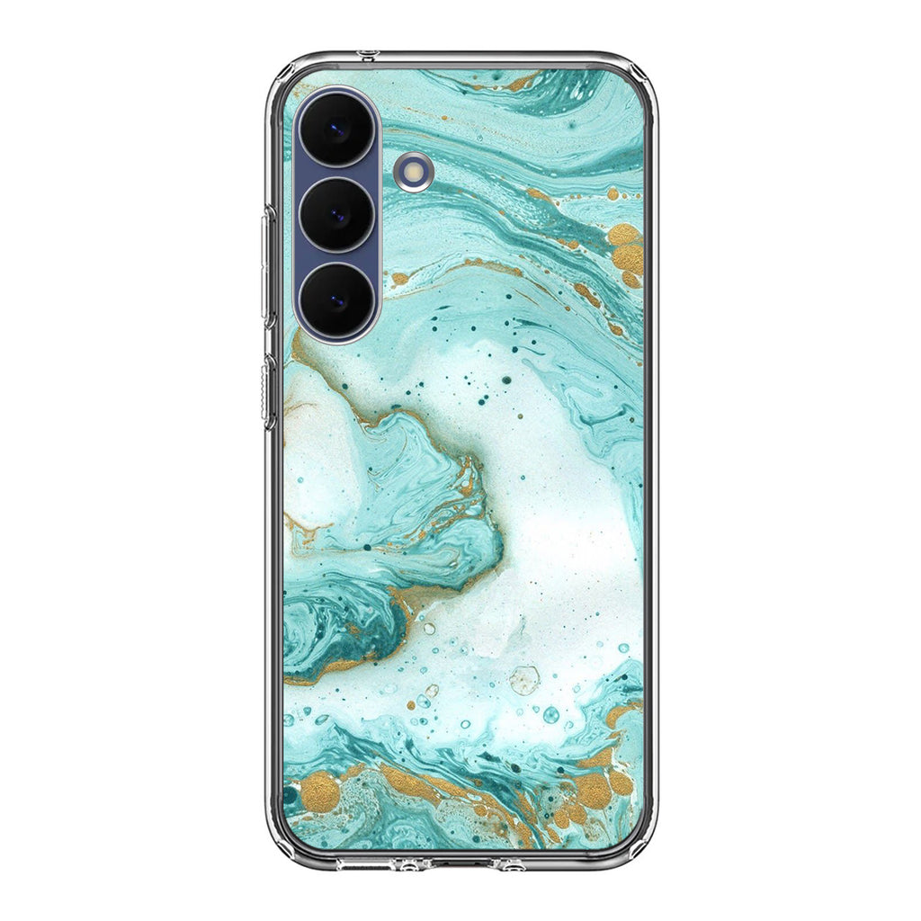 Azure Water Glitter Samsung Galaxy S25 FE Case