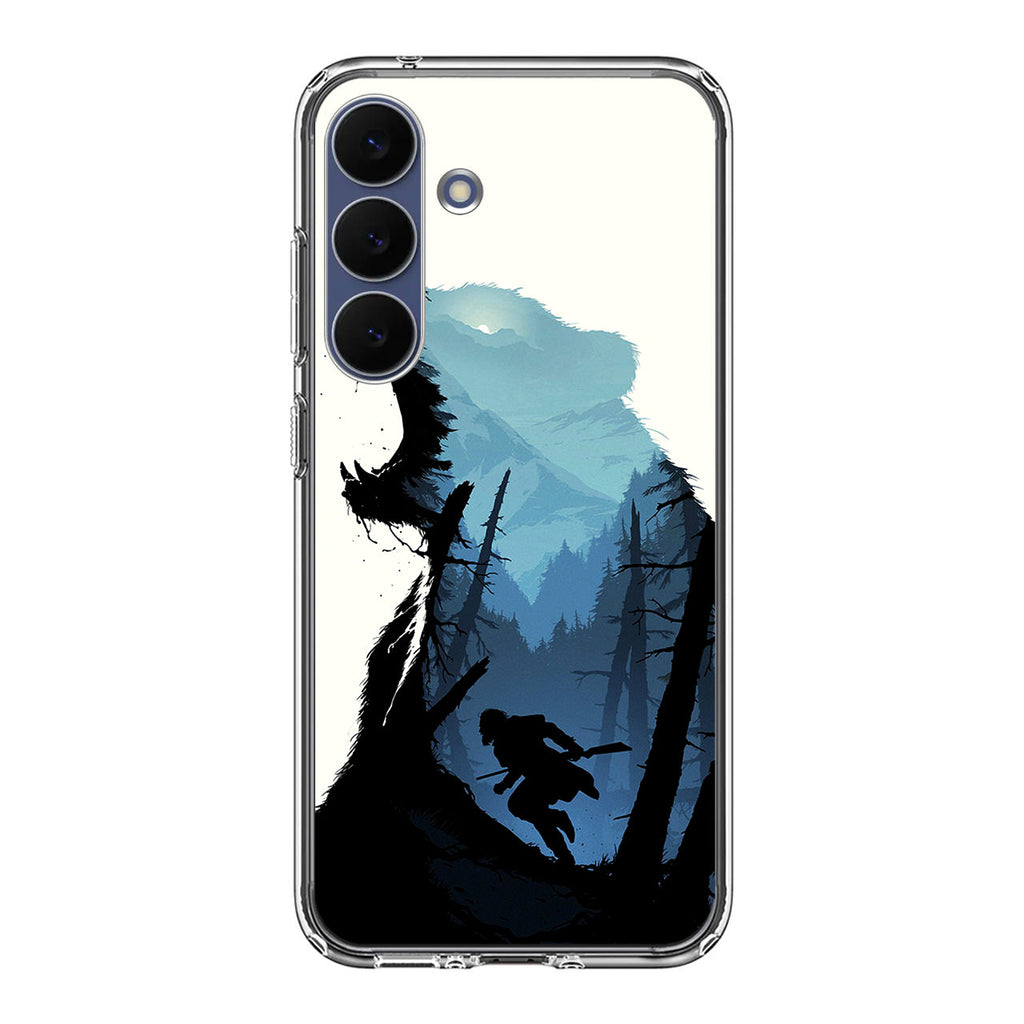 Bear Hunter Art Samsung Galaxy S25 FE Case