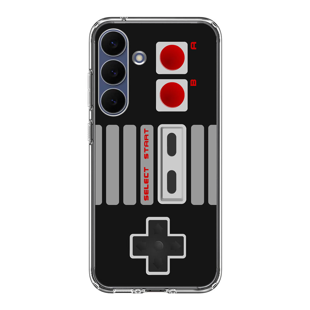 Black Console Controller Samsung Galaxy S25 FE Case