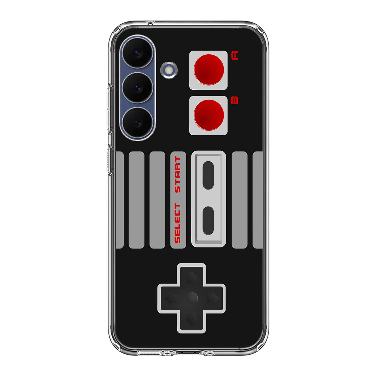 Black Console Controller Samsung Galaxy S25 FE Case