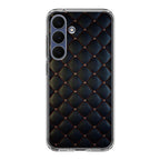 Black Royal Pattern Samsung Galaxy S25 FE Case