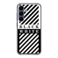 Black White Stripes Samsung Galaxy S25 FE Case