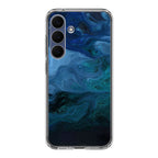 Blue Abstract Art Samsung Galaxy S25 FE Case
