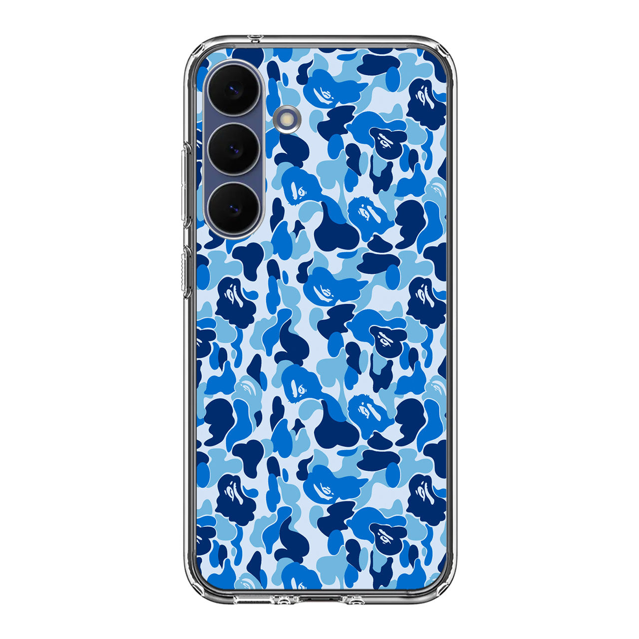 Blue Camo Samsung Galaxy S25 FE Case