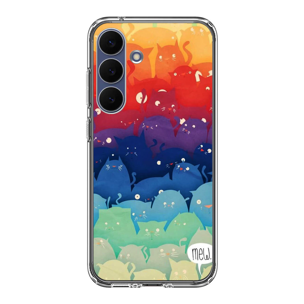 Cats Everywhere Samsung Galaxy S25 FE Case