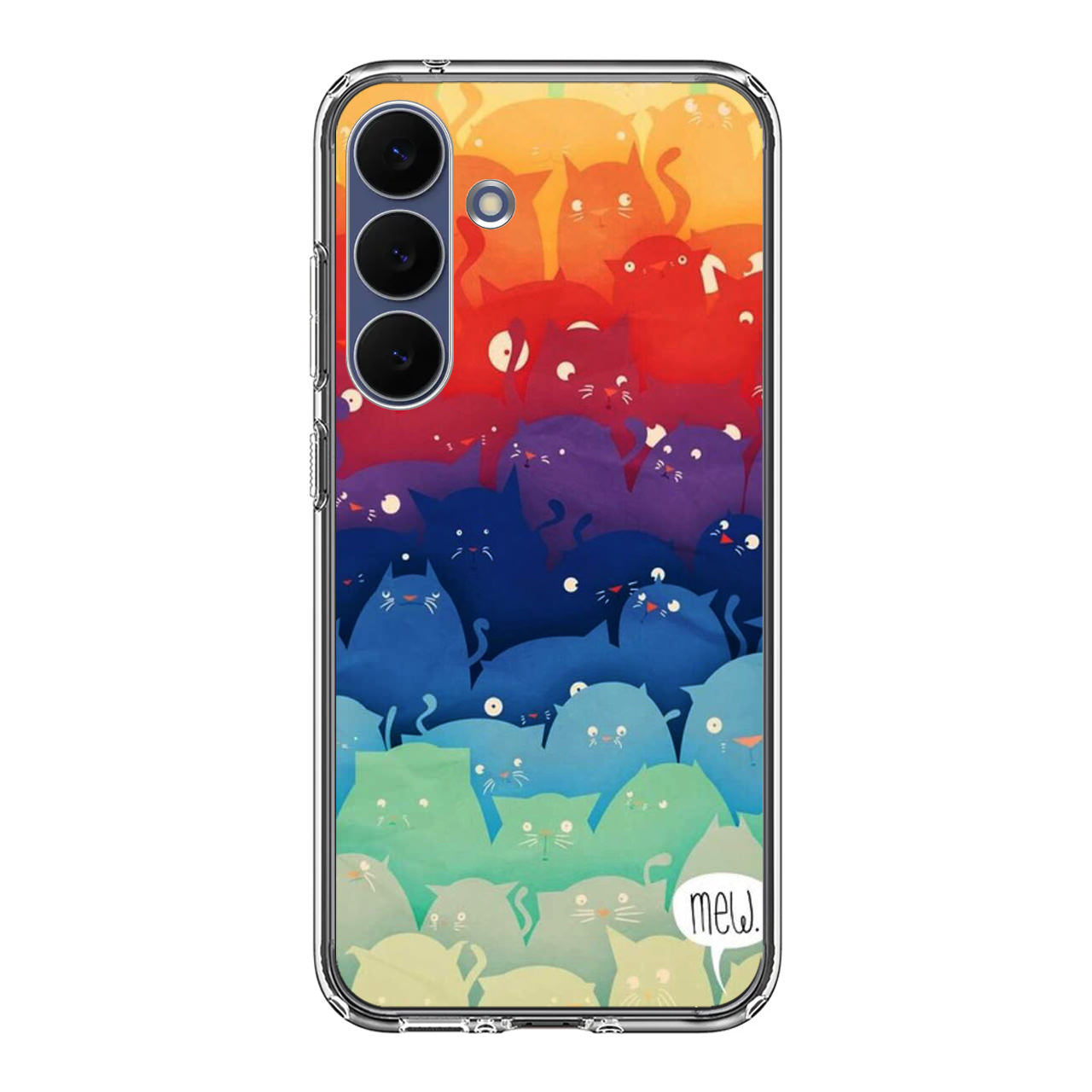 Cats Everywhere Samsung Galaxy S25 FE Case