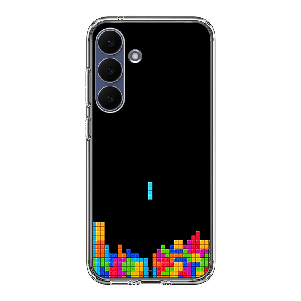 Classic Video Game Tetris Samsung Galaxy S25 FE Case