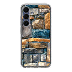 Colored Stone Piles Samsung Galaxy S25 FE Case