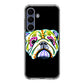 Colorful Bulldog Art Samsung Galaxy S25 FE Case