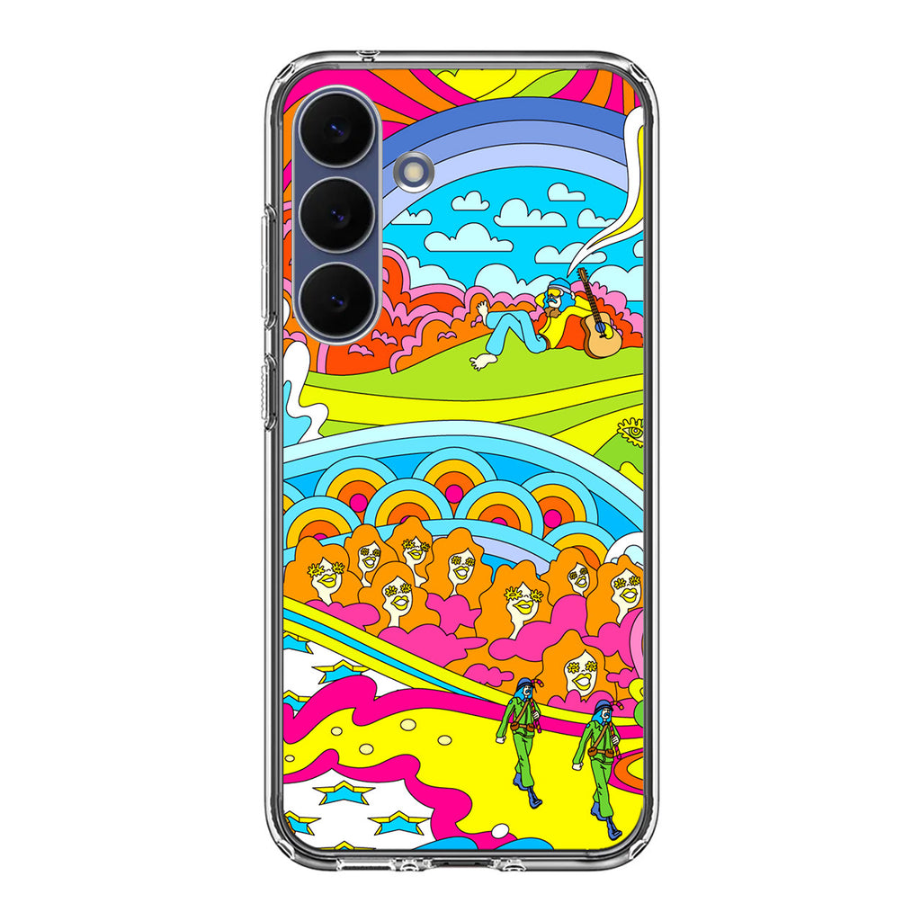 Colorful Doodle Samsung Galaxy S25 FE Case