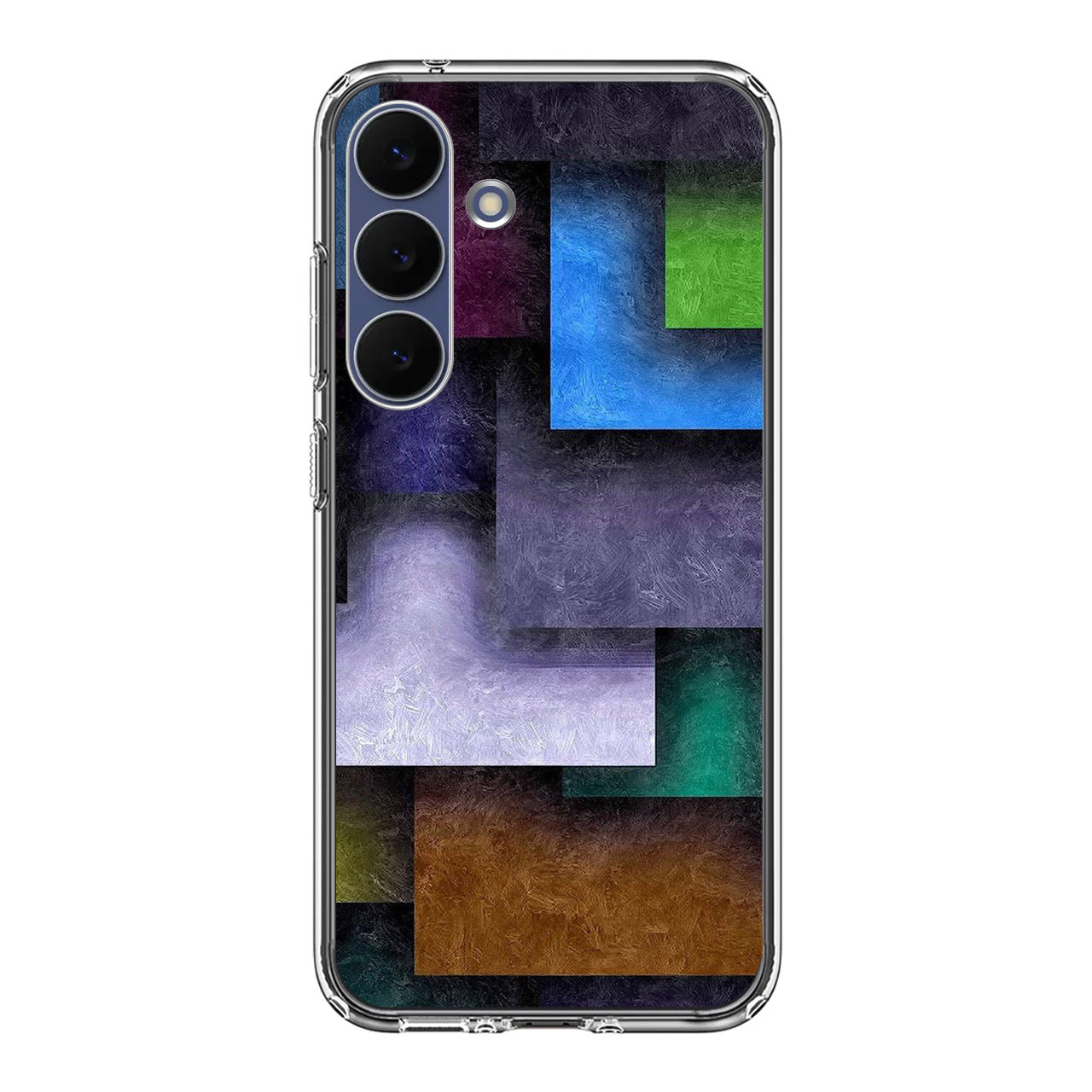 Colorful Rectangel Art Samsung Galaxy S25 FE Case