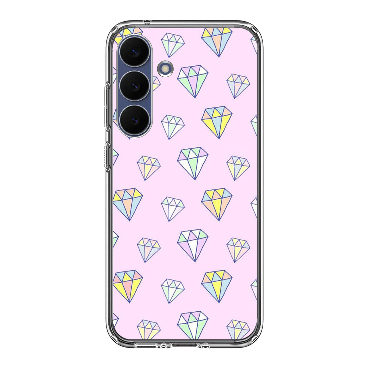 Diamonds Pattern Samsung Galaxy S25 FE Case