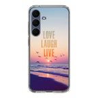 Love Laugh Live Samsung Galaxy S25 FE Case