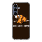 Need More Coffee Programmer Story Samsung Galaxy S25 FE Case