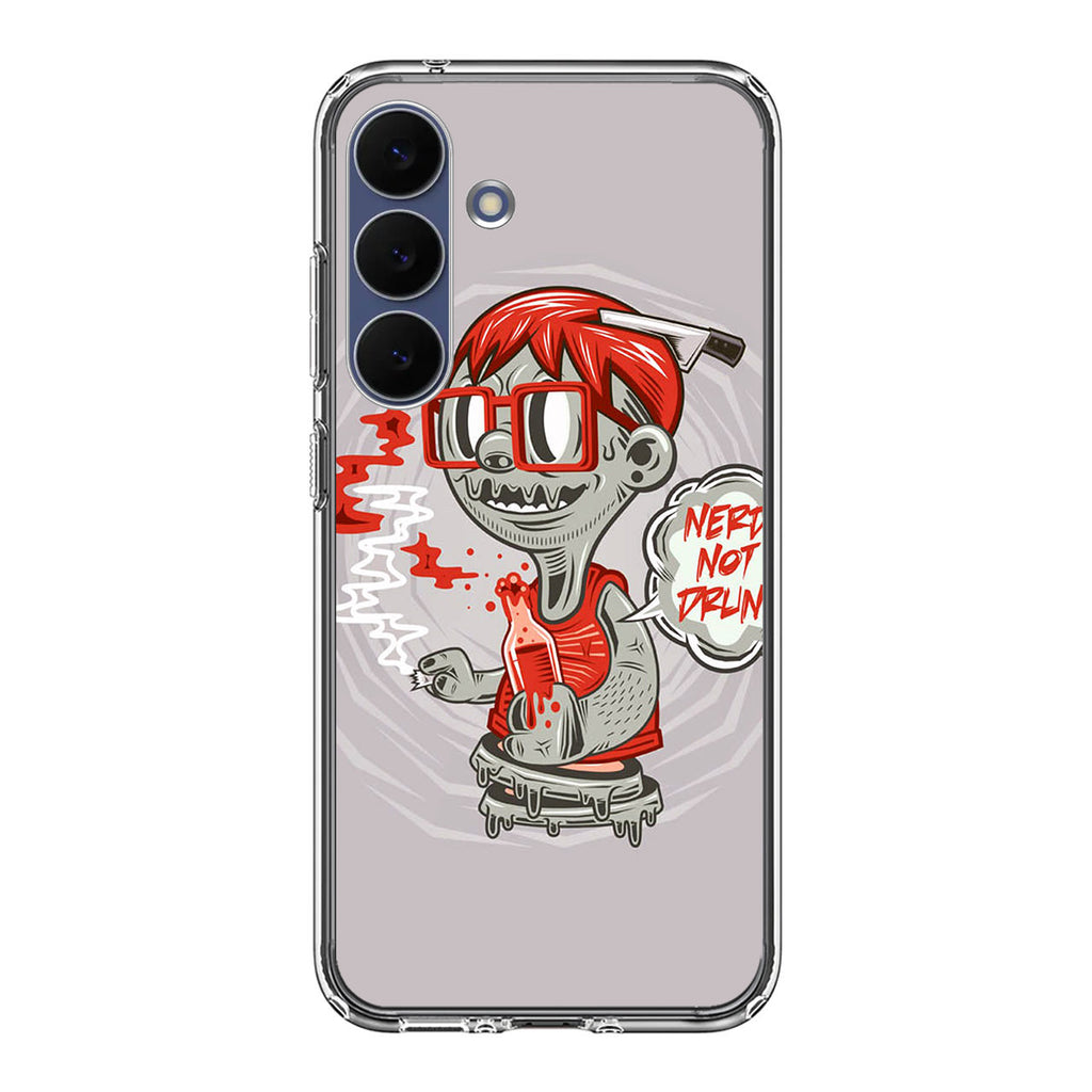 Nerd Not Drunk Zombie Samsung Galaxy S25 FE Case