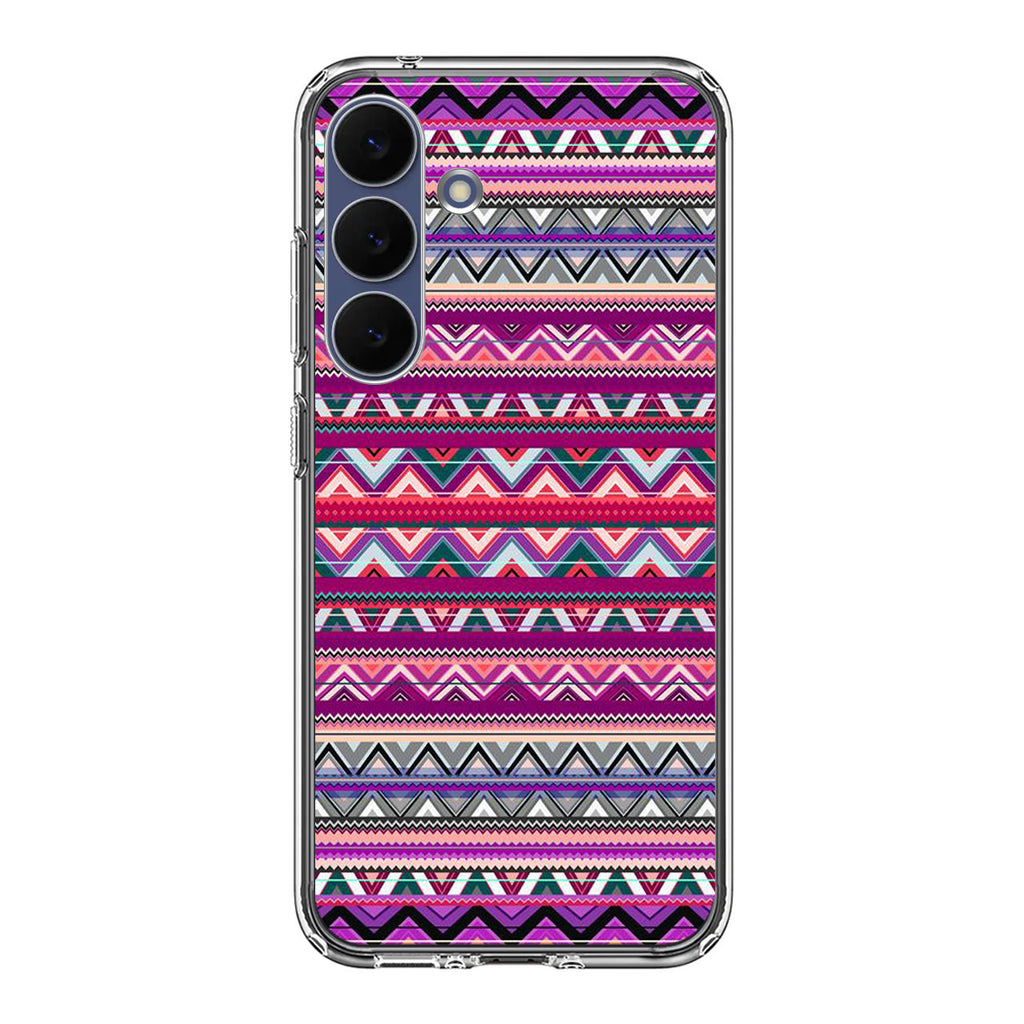 Purple Aztec Art Samsung Galaxy S25 FE Case