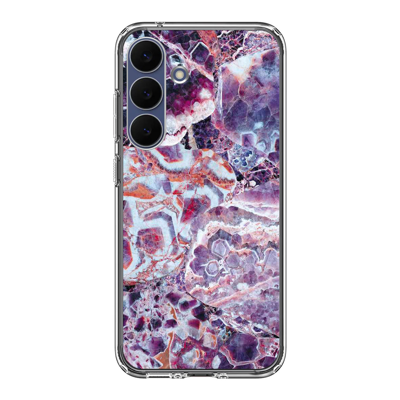 Purple Marble Samsung Galaxy S25 FE Case