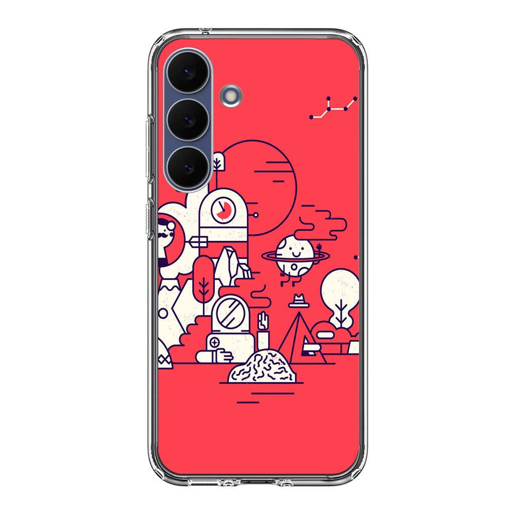 Red Planet Samsung Galaxy S25 FE Case