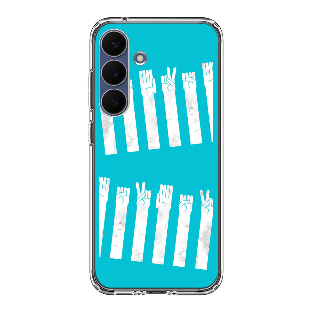 Rock–paper–scissors Zebra Crossing Samsung Galaxy S25 FE Case