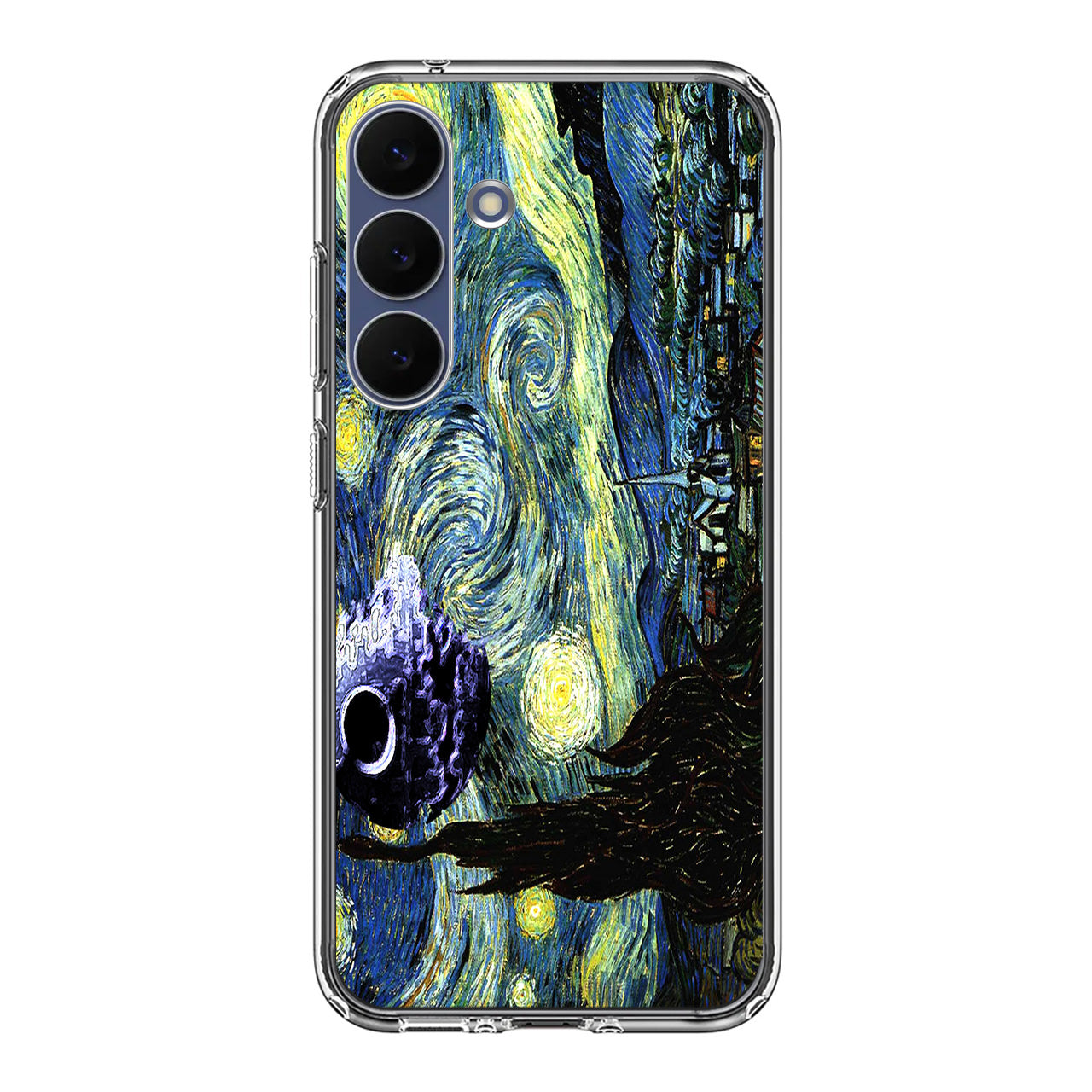 Skellington on a Starry Night Samsung Galaxy S25 FE Case