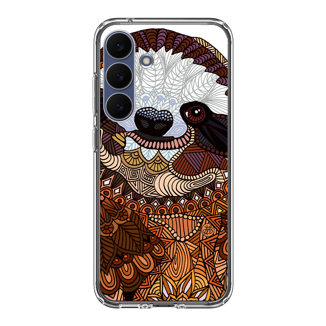 Sloth Ethnic Pattern Samsung Galaxy S25 FE Case