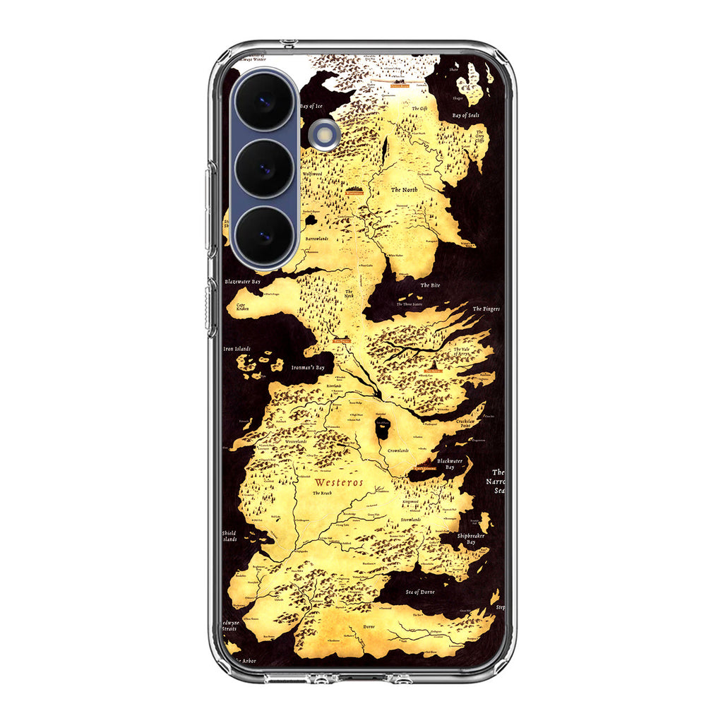 Westeros Map Samsung Galaxy S25 FE Case