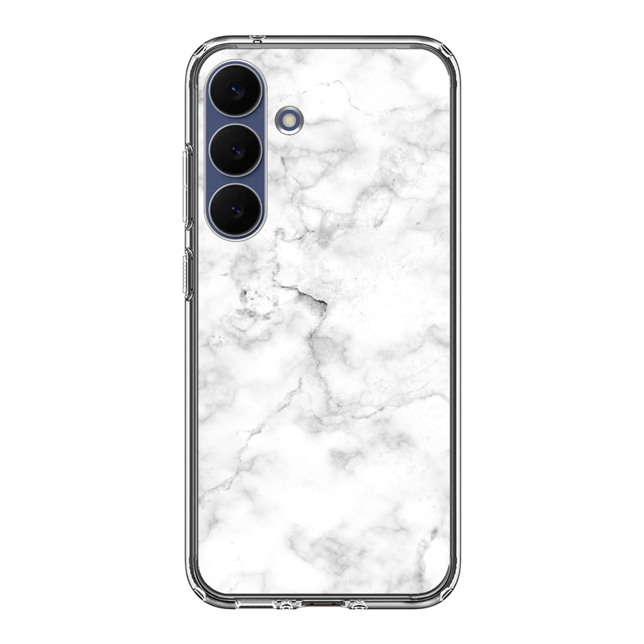 White Marble Samsung Galaxy S25 FE Case