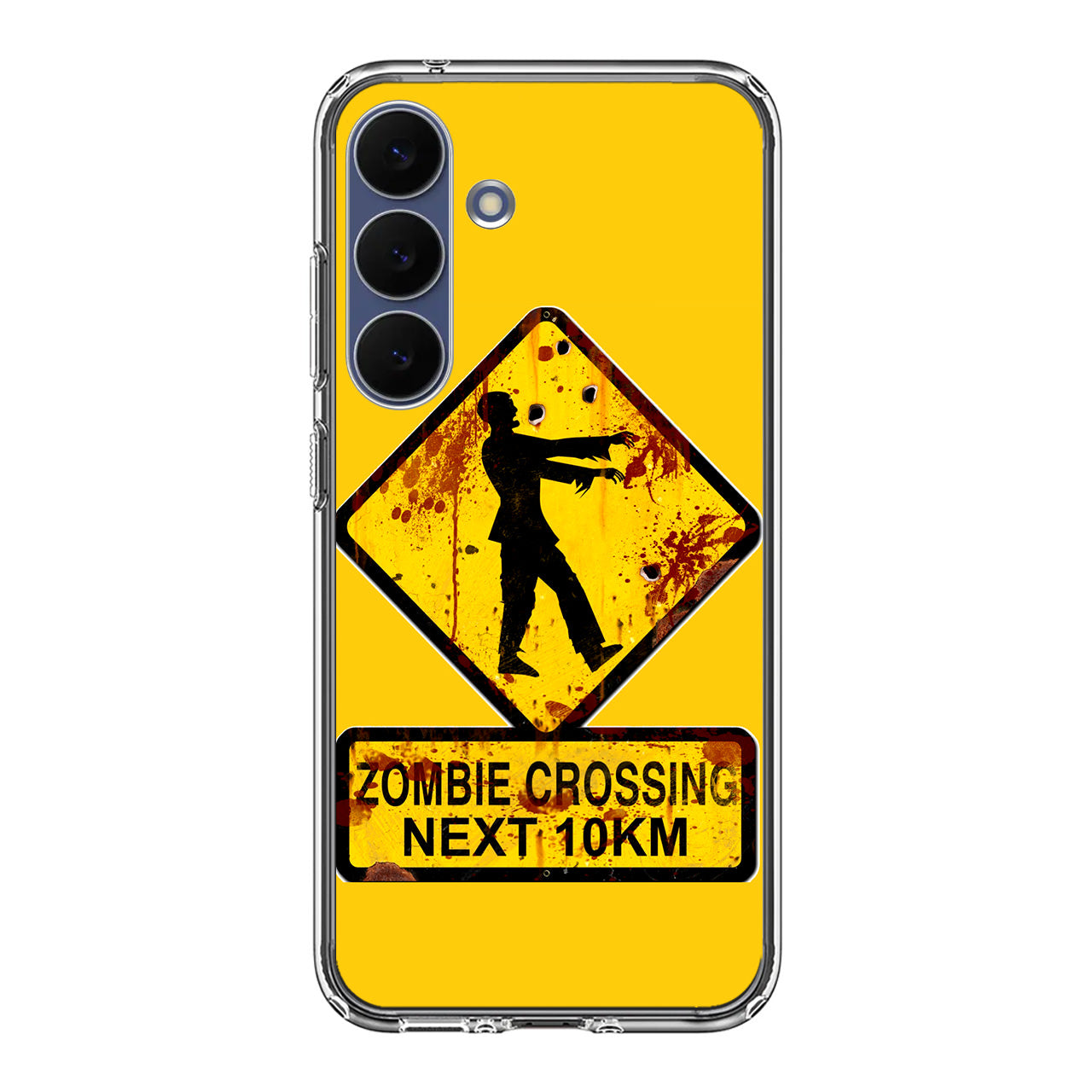 Zombie Crossing Sign Samsung Galaxy S25 FE Case