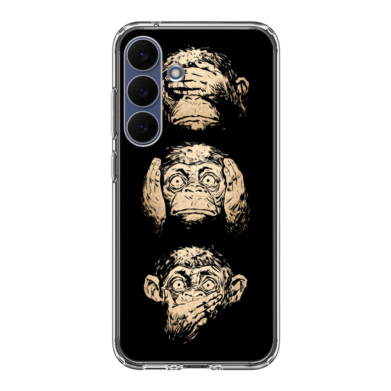 3 Wise Monkey Samsung Galaxy S25 FE Case
