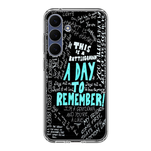 A Day To Remember Quote Samsung Galaxy S25 FE Case