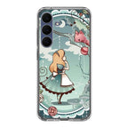 Alice And Cheshire Cat Poster Samsung Galaxy S25 FE Case