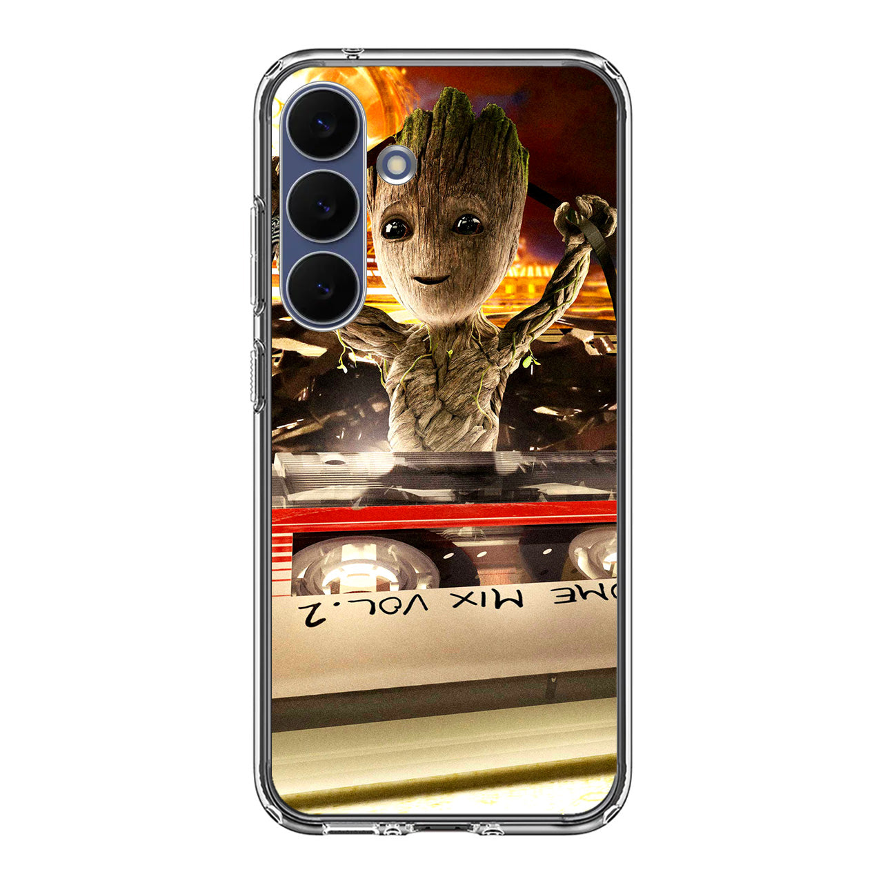 Baby Groot Mix Vol 2 Samsung Galaxy S25 FE Case