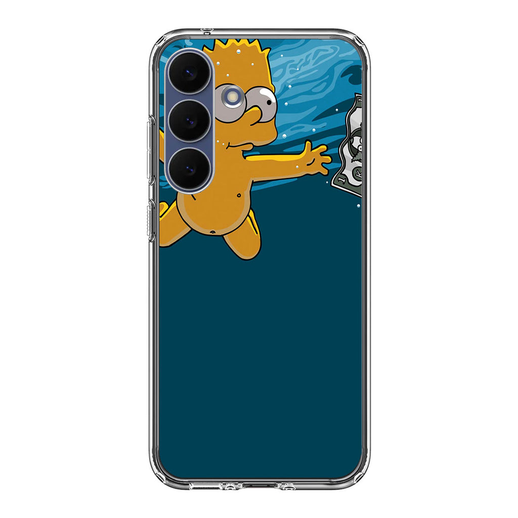Bart Swimming For Money Samsung Galaxy S25 FE Case
