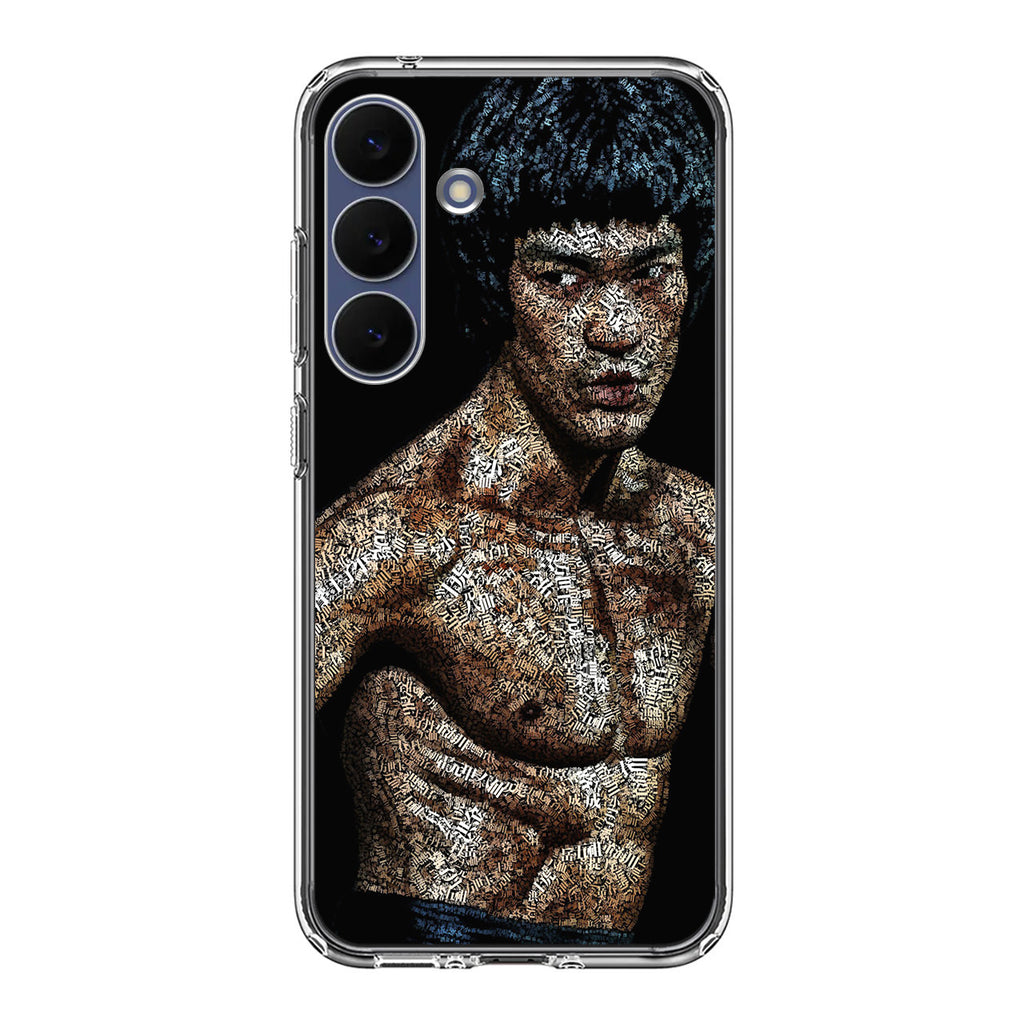 Bruce Lee Typograph Samsung Galaxy S25 FE Case