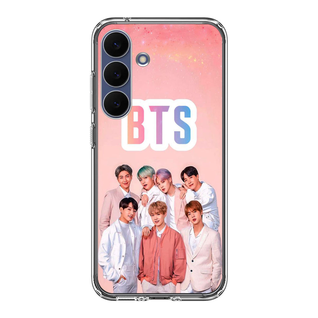 BTS Member in Pink Samsung Galaxy S25 FE Case