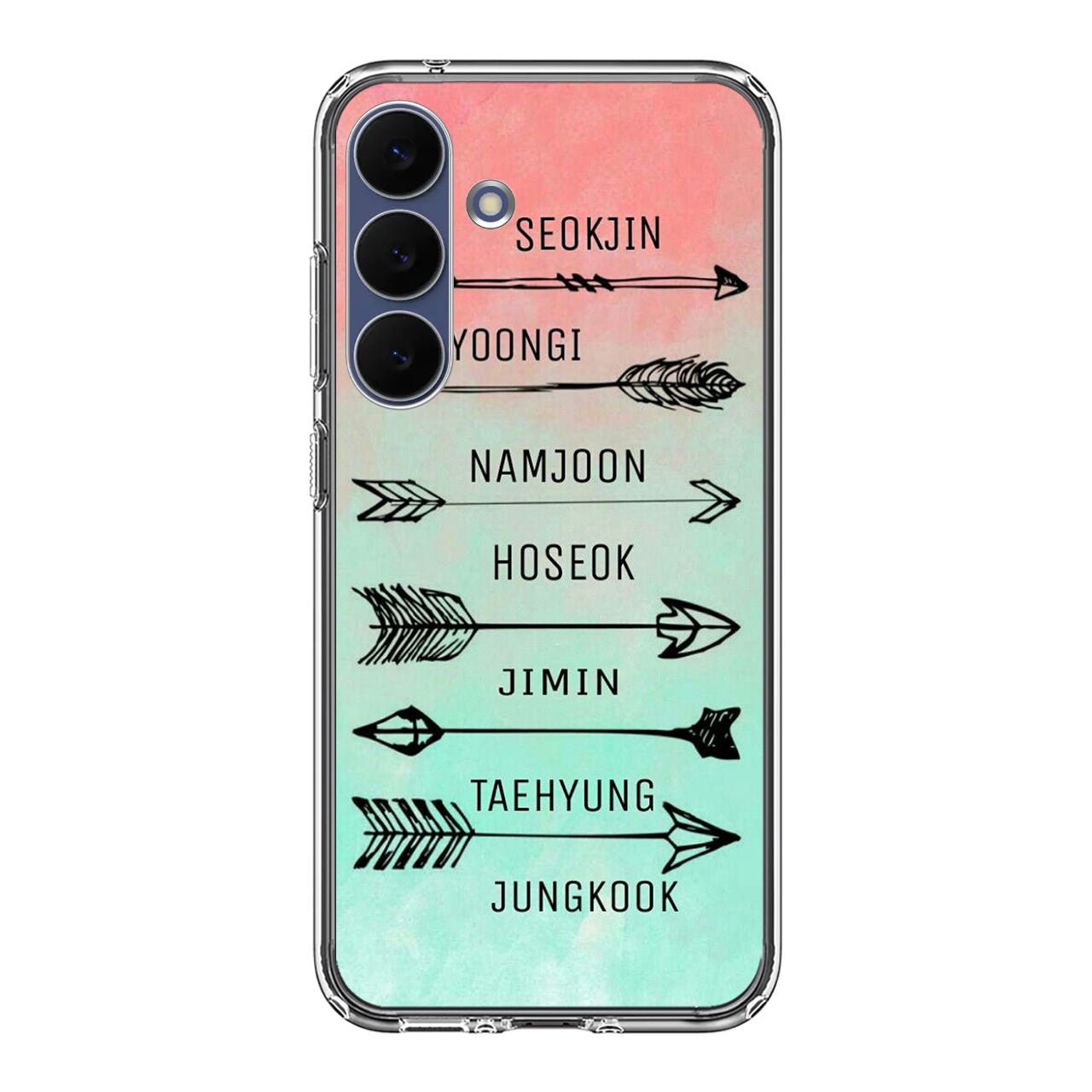 BTS Members Name Samsung Galaxy S25 FE Case