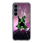 Creeper Glass Broken Violet Samsung Galaxy S25 FE Case