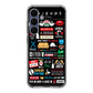 Friends TV Show Quotes Poster Samsung Galaxy S25 FE Case