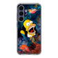Homer Behind The Black Hole Samsung Galaxy S25 FE Case