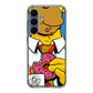 Homer Eats Donut Samsung Galaxy S25 FE Case