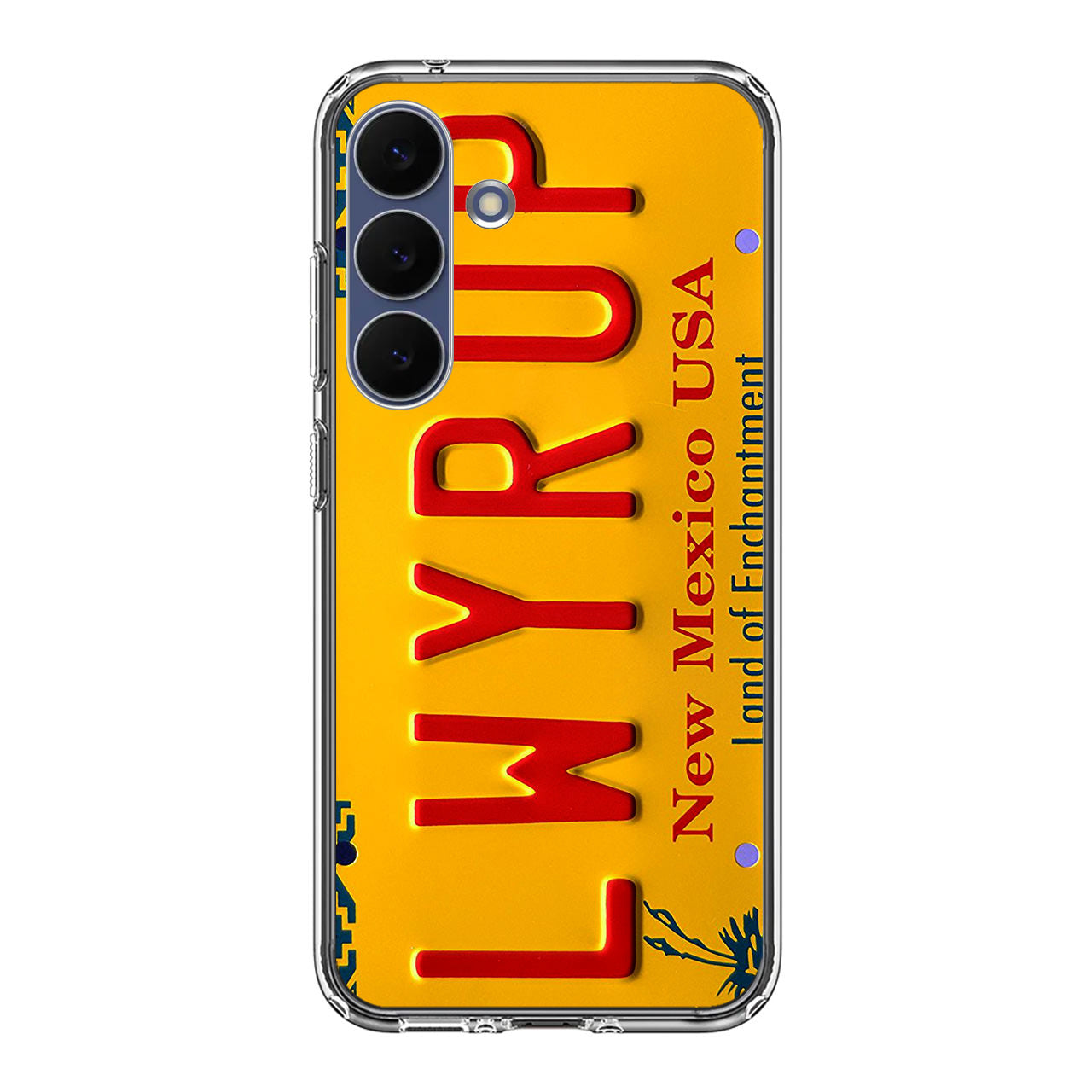LWYRUP License Plate Samsung Galaxy S25 FE Case