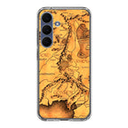 Middle Earth Map Hobbit Samsung Galaxy S25 FE Case