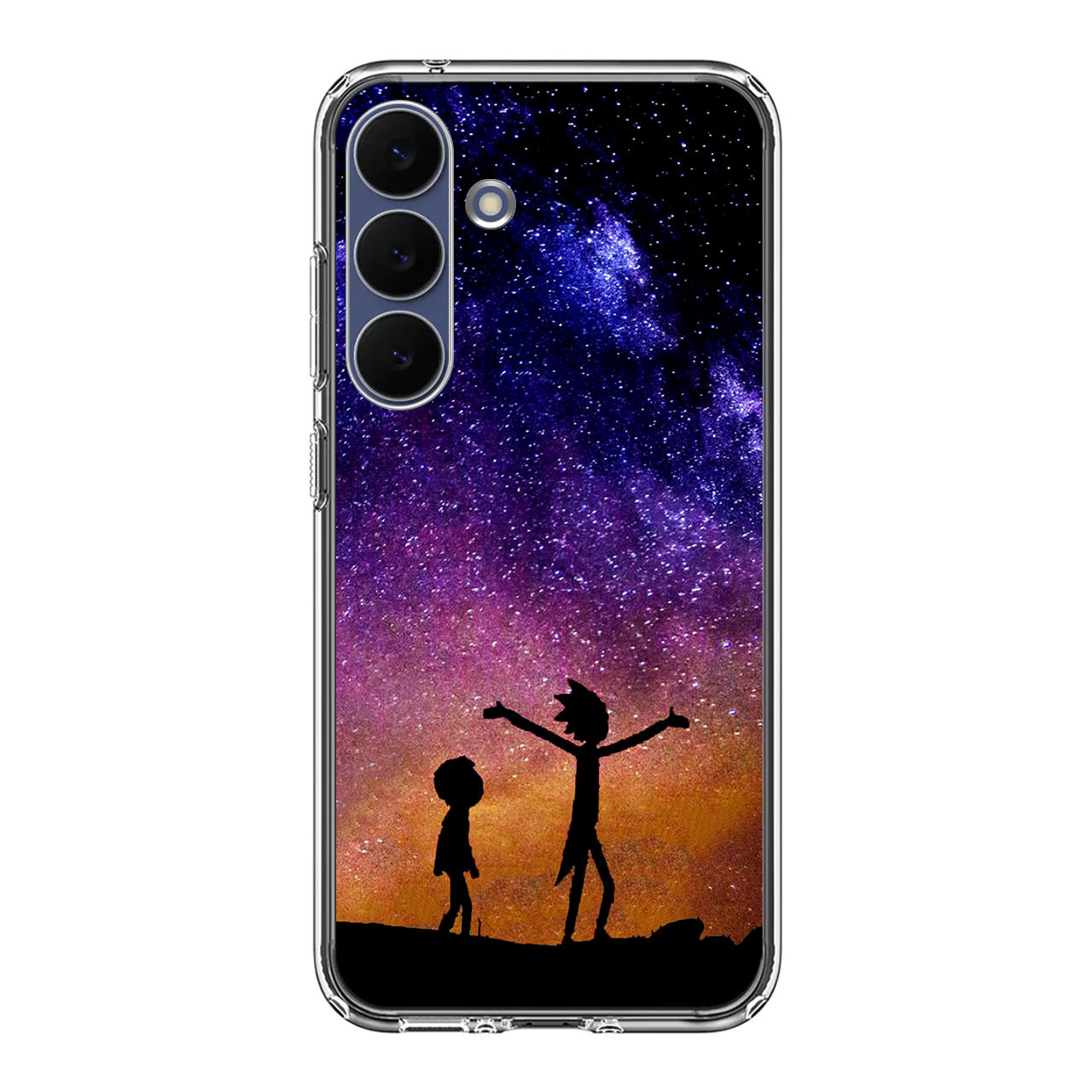 Morty Space Nebula Samsung Galaxy S25 FE Case