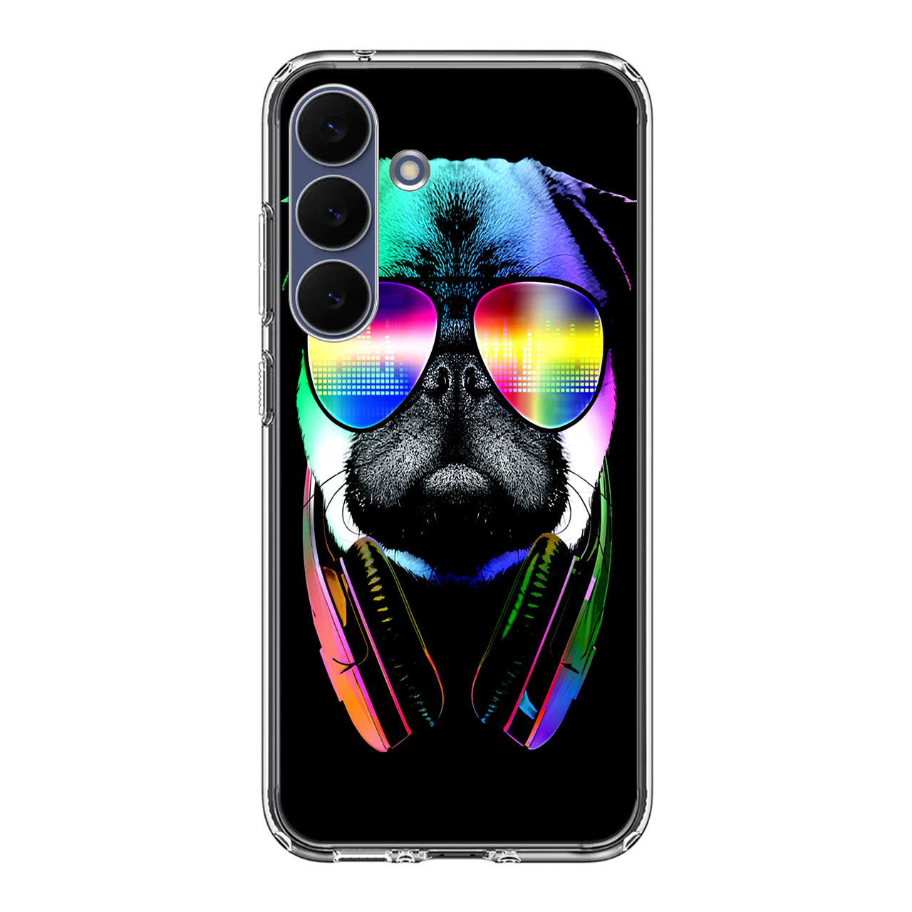 Music Lover Pug V Samsung Galaxy S25 FE Case